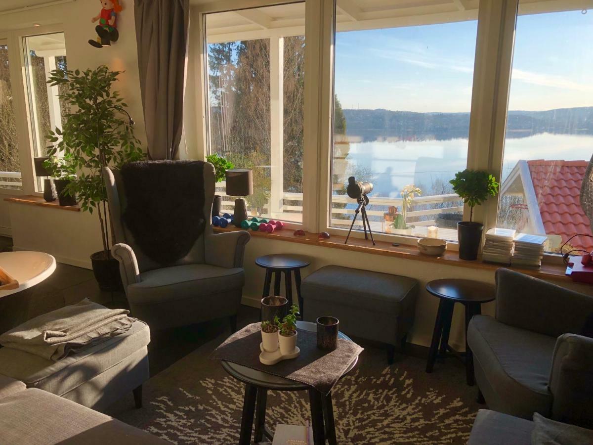 Lovely Studio Apartment Seaview & Private Sauna Lerum Extérieur photo