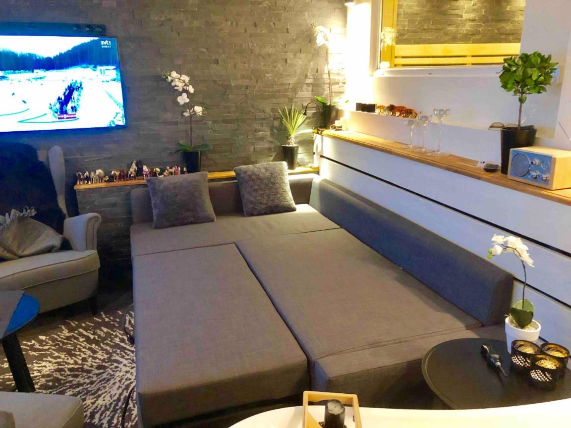 Lovely Studio Apartment Seaview & Private Sauna Lerum Extérieur photo