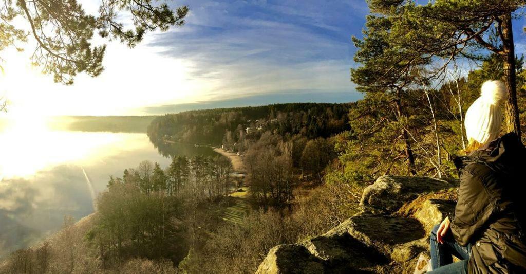 Lovely Studio Apartment Seaview & Private Sauna Lerum Extérieur photo